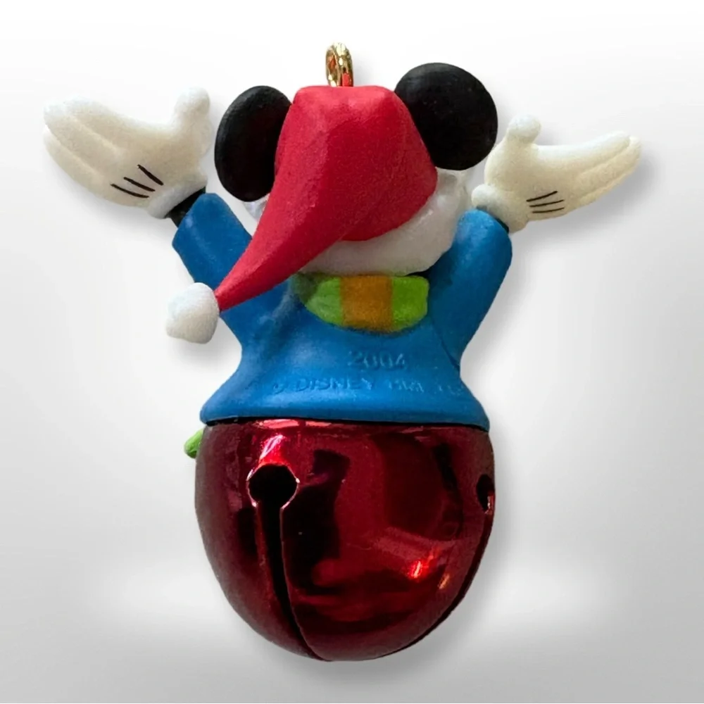 2004 Mickey Mouse Welcome Sound Disney Hallmark Miniature Christmas Ornament